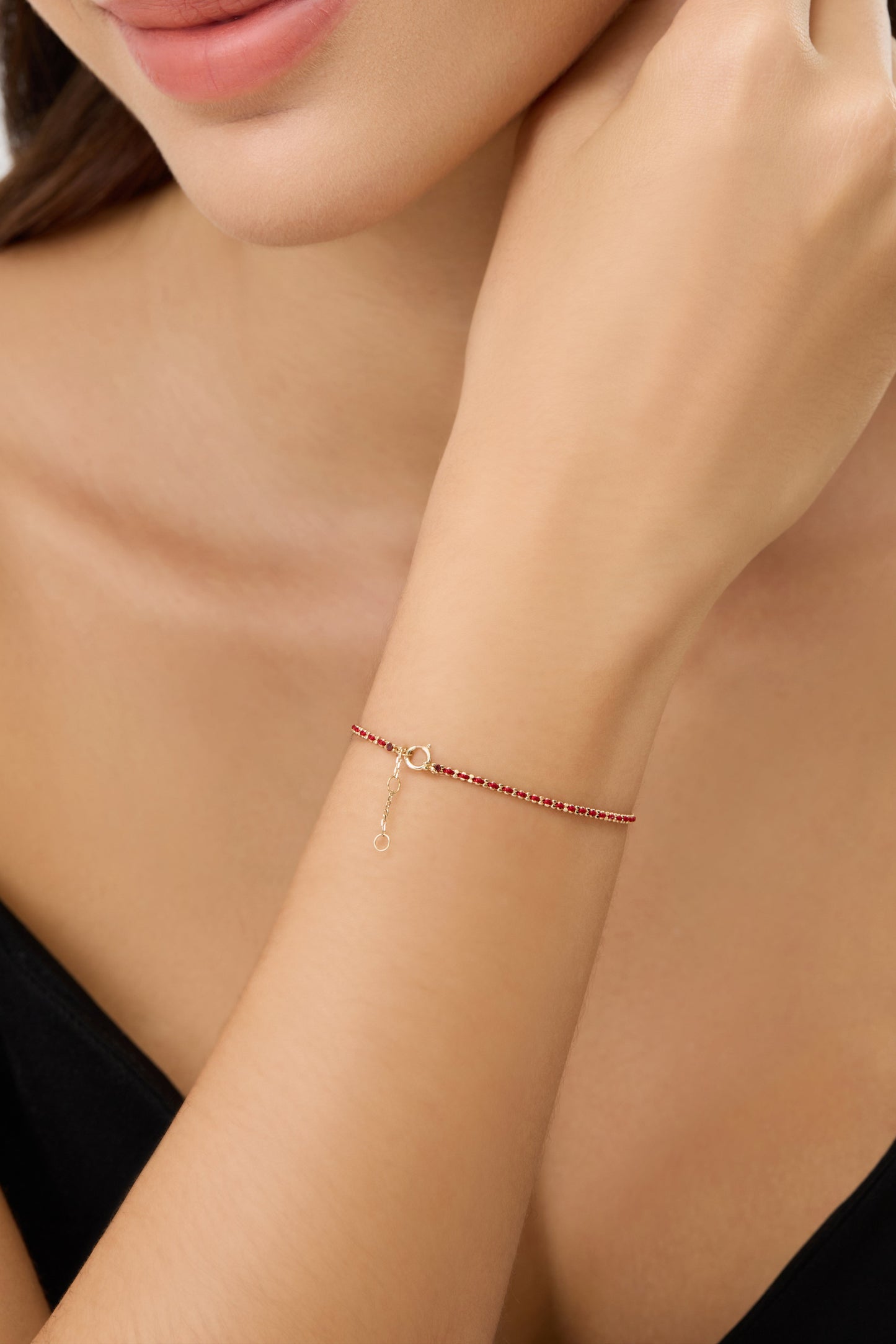 Eternity Gold Chain Bracelet