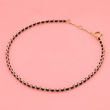 Eternity Gold Chain Bracelet