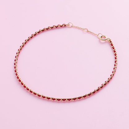 Eternity Gold Chain Bracelet